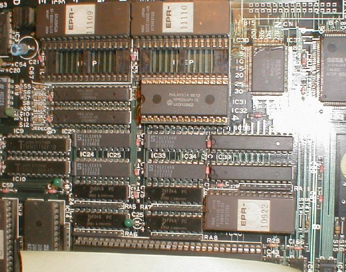Adapter installed on motherboard