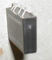 bending the pins on the new relay component